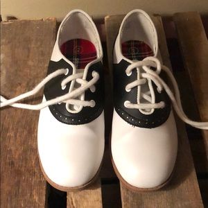 Oxford saddle shoes